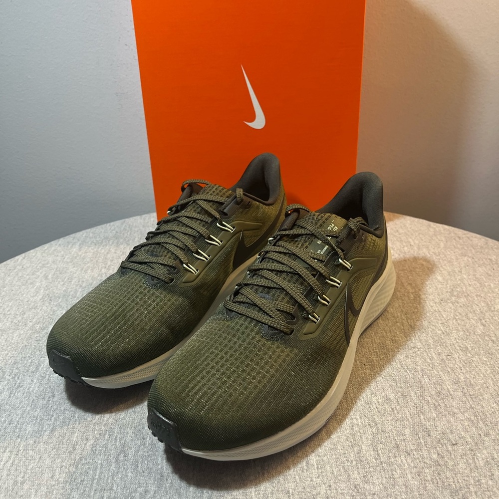 Nike Air Zoom Pegasus 39 Cargo Khaki Running Men's Shoe Size 11.5 DH4071-300